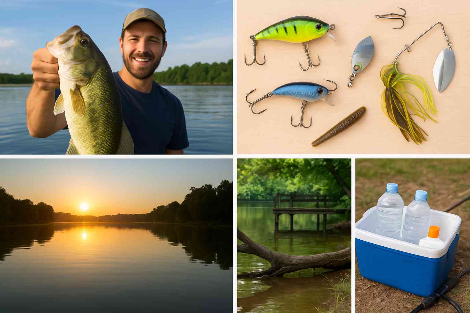 mid 80 degrees to mide 70s impact bass fishing