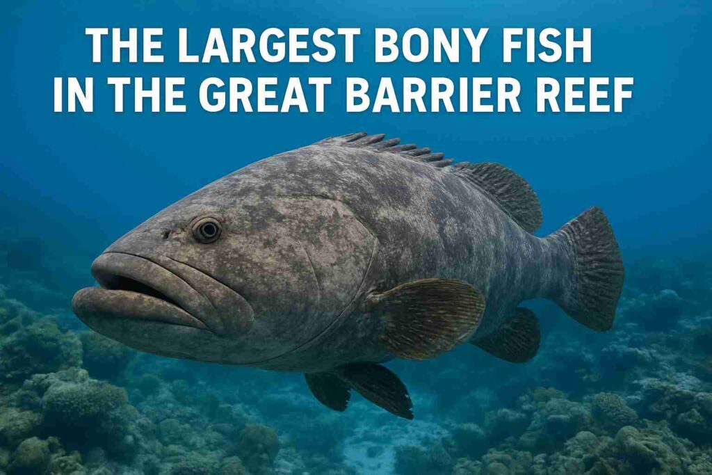 the largest bony fish in the great barrier reef